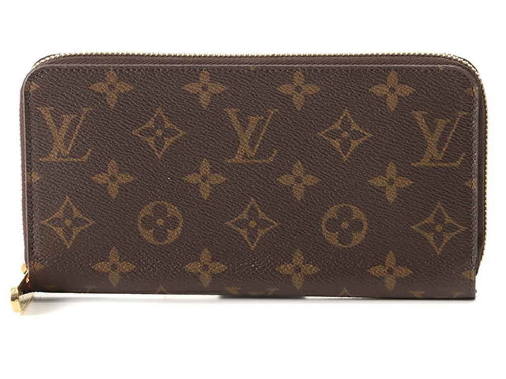 LOUIS VUITTON Zippy Wallet Monogram Coquelicot Red Long